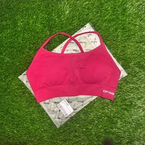 Dfyne dynamic backless sports bra berry large